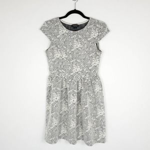 Topshop Floral Fit and Flare Dress